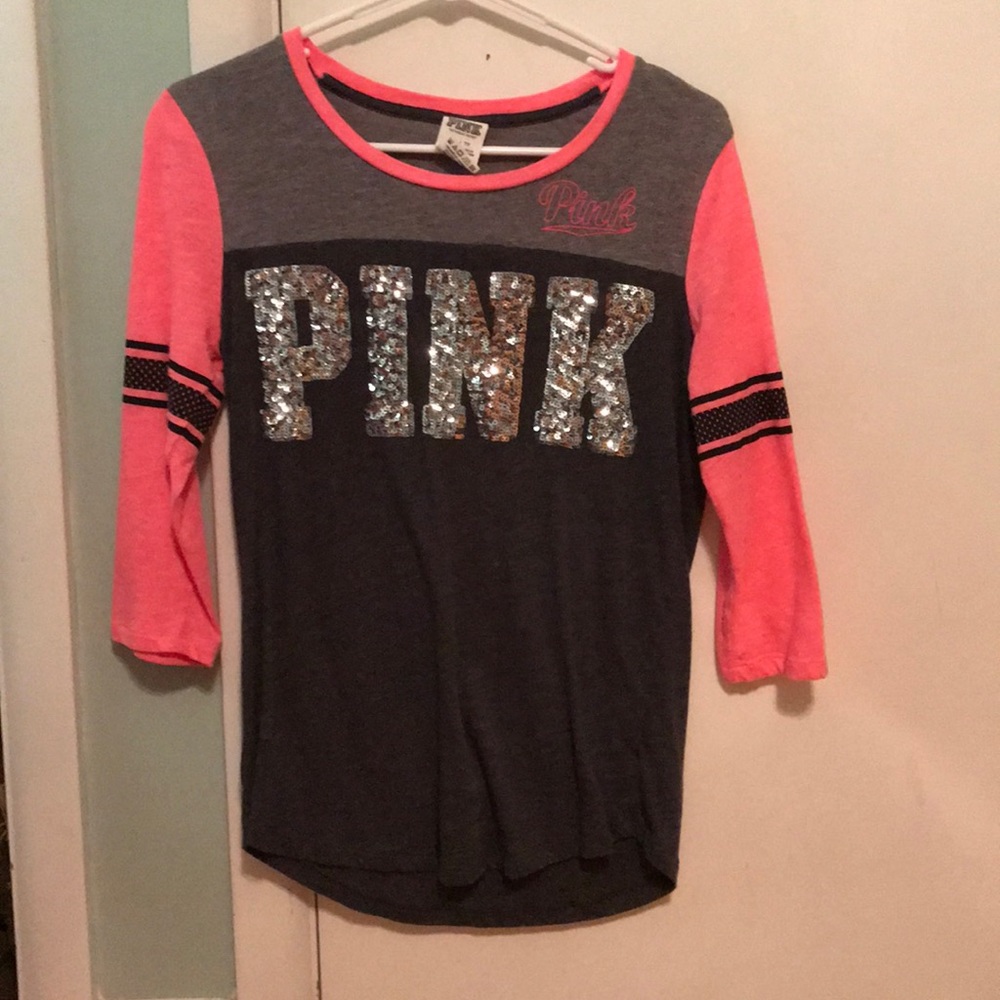 Pink/Victoria’s secret 3/4 sleeve t-shirt